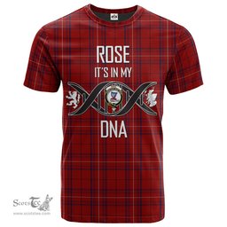 Scottish Rose of Kilravock Its In My DNA Plaid Family Crest Tartan T Shirt Scottish Plaid Tartan Plaid - ScotsTee - scotstee.com