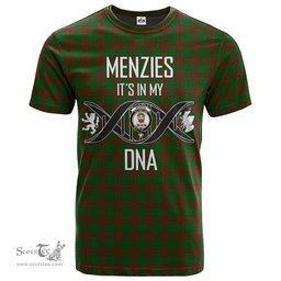 Scottish Menzies Its In My DNA Plaid Family Crest Tartan T Shirt Scottish Plaid Tartan Plaid - ScotsTee - scotstee.com