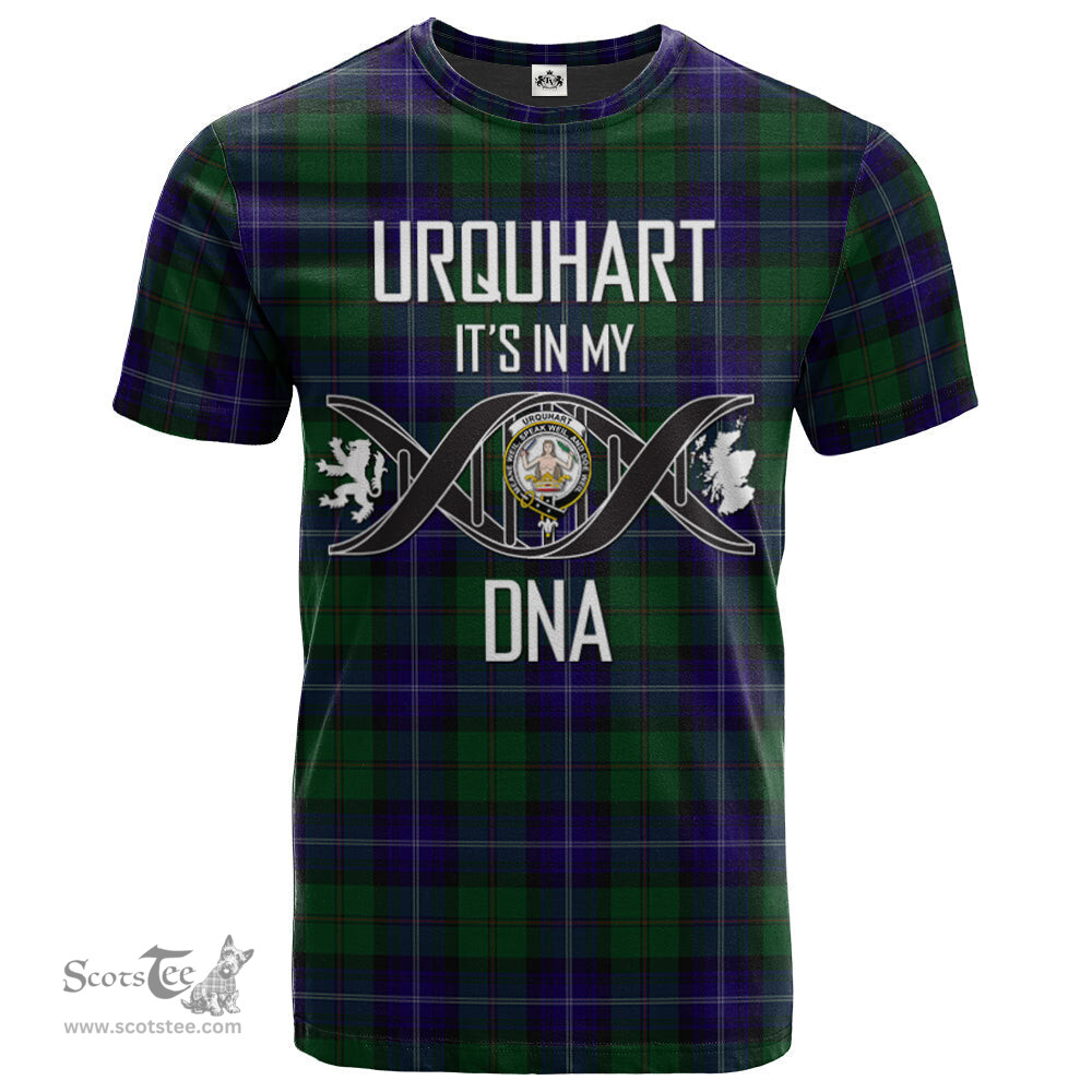 Scottish Urquhart White Line Its In My DNA Plaid Family Crest Tartan T Shirt Scottish Plaid Tartan Plaid - ScotsTee - scotstee.com