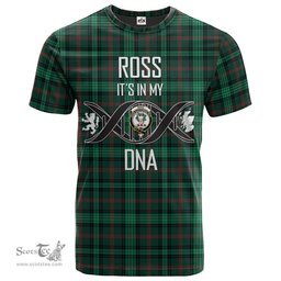 Scottish Ross Hunting Modern Its In My DNA Plaid Family Crest Tartan T Shirt Scottish Plaid Tartan Plaid - ScotsTee - scotstee.com