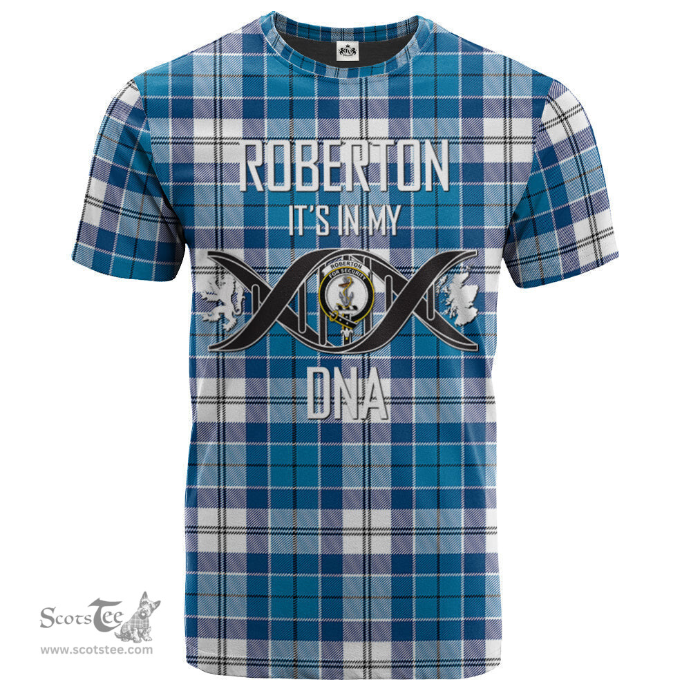 Scottish Roberton Its In My DNA Plaid Family Crest Tartan T Shirt Scottish Plaid Tartan Plaid - ScotsTee - scotstee.com