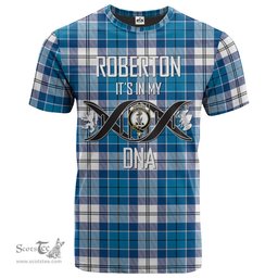 Scottish Roberton Its In My DNA Plaid Family Crest Tartan T Shirt Scottish Plaid Tartan Plaid - ScotsTee - scotstee.com