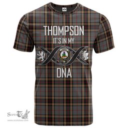Scottish Thompson special grey Its In My DNA Plaid Family Crest Tartan T Shirt Scottish Plaid Tartan Plaid - ScotsTee - scotstee.com