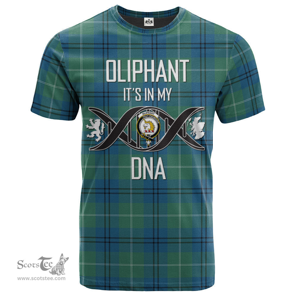 Scottish Oliphant Ancient Its In My DNA Plaid Family Crest Tartan T Shirt Scottish Plaid Tartan Plaid - ScotsTee - scotstee.com