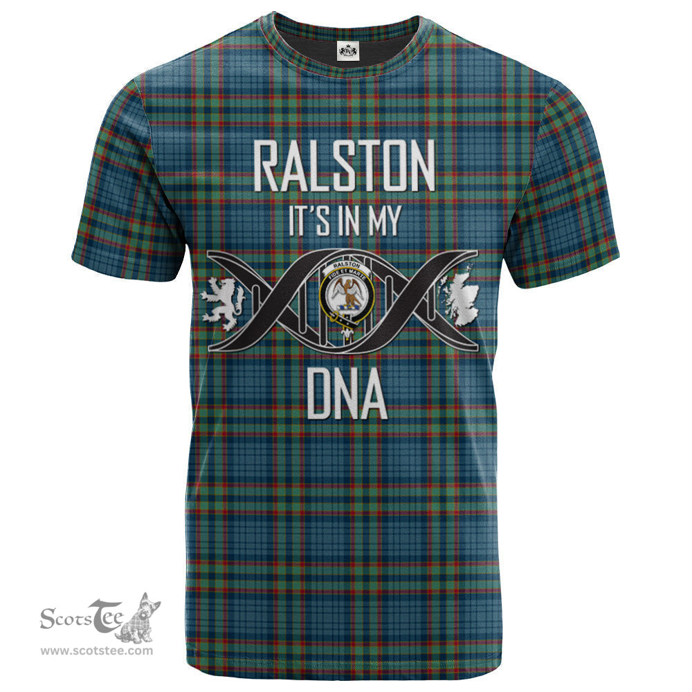 Scottish Ralston Its In My DNA Plaid Family Crest Tartan T Shirt Scottish Plaid Tartan Plaid - ScotsTee - scotstee.com