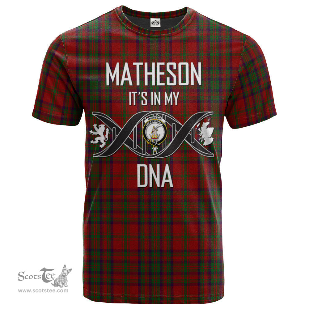 Scottish Matheson Dress Its In My DNA Plaid Family Crest Tartan T Shirt Scottish Plaid Tartan Plaid - ScotsTee - scotstee.com
