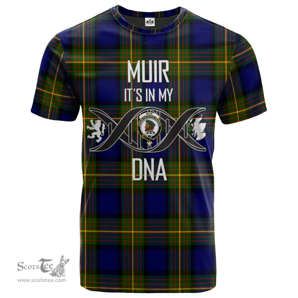 Scottish Muir Its In My DNA Plaid Family Crest Tartan T Shirt Scottish Plaid Tartan Plaid - ScotsTee - scotstee.com