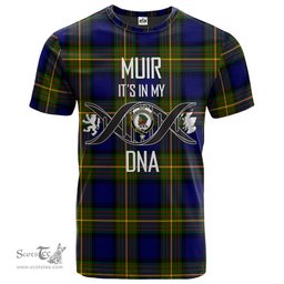 Scottish Muir Its In My DNA Plaid Family Crest Tartan T Shirt Scottish Plaid Tartan Plaid - ScotsTee - scotstee.com
