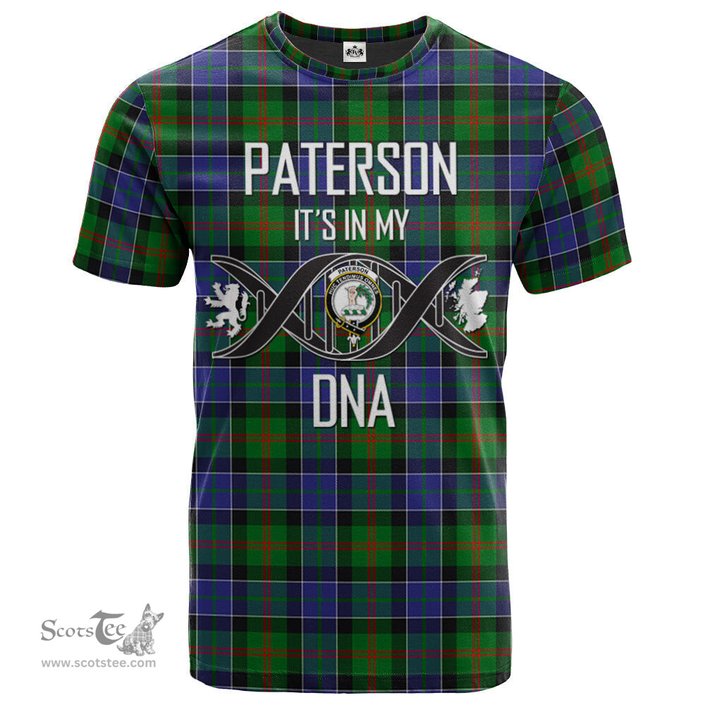 Scottish Paterson Its In My DNA Plaid Family Crest Tartan T Shirt Scottish Plaid Tartan Plaid - ScotsTee - scotstee.com