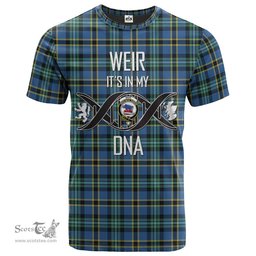 Scottish Weir Ancient Its In My DNA Plaid Family Crest Tartan T Shirt Scottish Plaid Tartan Plaid - ScotsTee - scotstee.com
