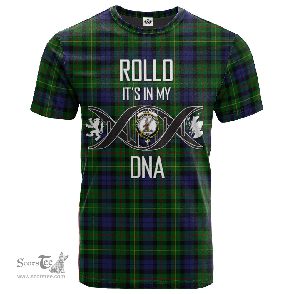 Scottish Rollo Its In My DNA Plaid Family Crest Tartan T Shirt Scottish Plaid Tartan Plaid - ScotsTee - scotstee.com