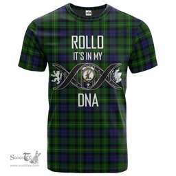 Scottish Rollo Its In My DNA Plaid Family Crest Tartan T Shirt Scottish Plaid Tartan Plaid - ScotsTee - scotstee.com