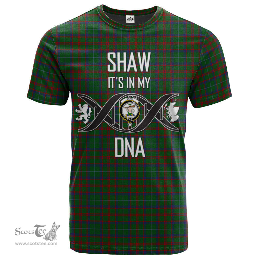 Scottish Shaw of Tordarroch Green Hunting Its In My DNA Plaid Family Crest Tartan T Shirt Scottish Plaid Tartan Plaid - ScotsTee - scotstee.com