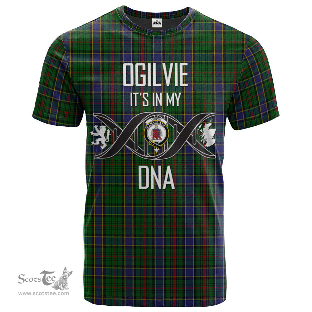 Scottish Ogilvie (Ogilvy) of Inverarity Ochterlonie Its In My DNA Plaid Family Crest Tartan T Shirt Scottish Plaid Tartan Plaid - ScotsTee - scotstee.com
