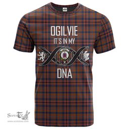 Scottish Ogilvie (Ogilvy) 05 Its In My DNA Plaid Family Crest Tartan T Shirt Scottish Plaid Tartan Plaid - ScotsTee - scotstee.com