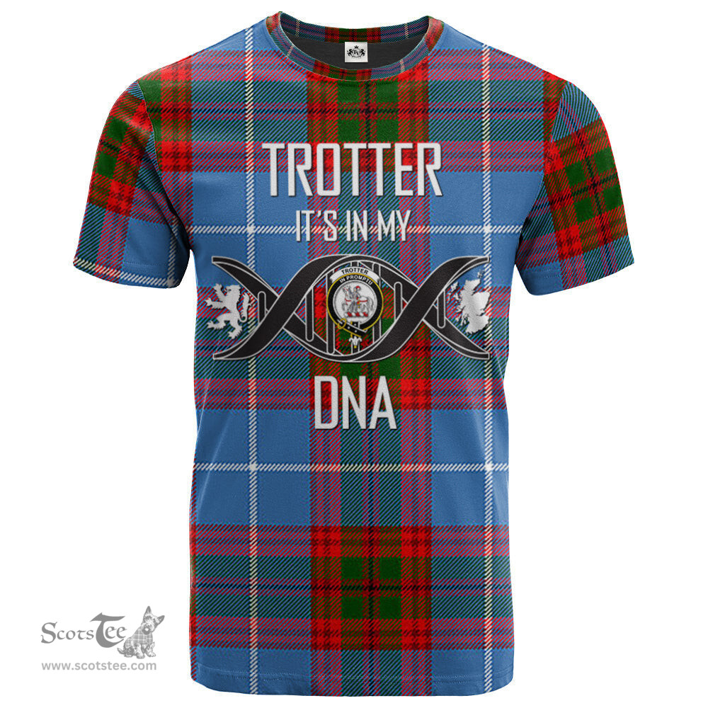 Scottish Trotter Its In My DNA Plaid Family Crest Tartan T Shirt Scottish Plaid Tartan Plaid - ScotsTee - scotstee.com