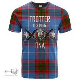 Scottish Trotter Its In My DNA Plaid Family Crest Tartan T Shirt Scottish Plaid Tartan Plaid - ScotsTee - scotstee.com