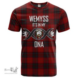 Scottish Wemyss Its In My DNA Plaid Family Crest Tartan T Shirt Scottish Plaid Tartan Plaid - ScotsTee - scotstee.com