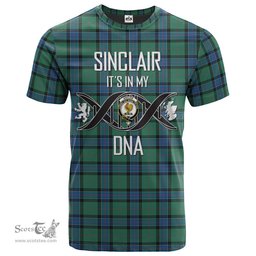Scottish Sinclair Hunting Ancient Its In My DNA Plaid Family Crest Tartan T Shirt Scottish Plaid Tartan Plaid - ScotsTee - scotstee.com