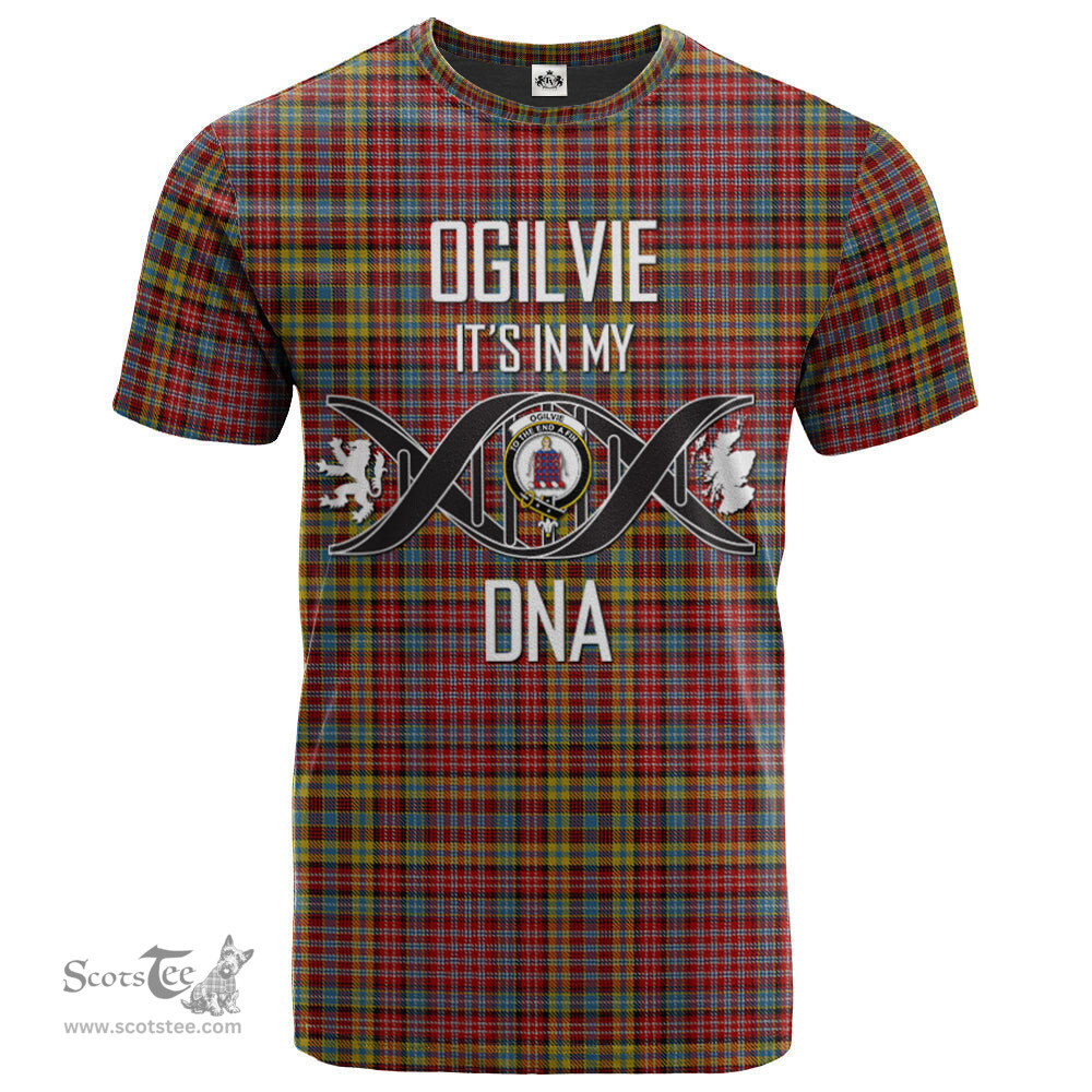 Scottish Ogilvie (Ogilvy) Paton Its In My DNA Plaid Family Crest Tartan T Shirt Scottish Plaid Tartan Plaid - ScotsTee - scotstee.com