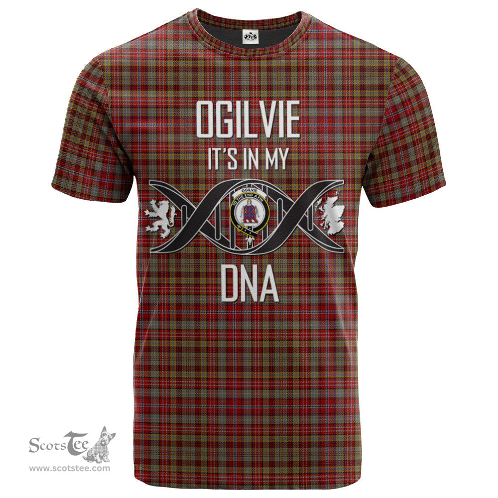 Scottish Ogilvie (Ogilvy) 03 Its In My DNA Plaid Family Crest Tartan T Shirt Scottish Plaid Tartan Plaid - ScotsTee - scotstee.com