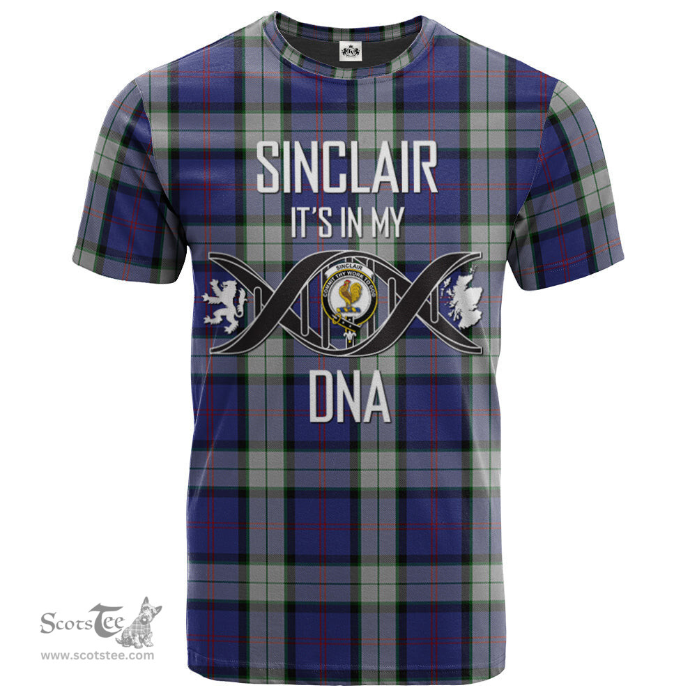Scottish Sinclair Dress Its In My DNA Plaid Family Crest Tartan T Shirt Scottish Plaid Tartan Plaid - ScotsTee - scotstee.com