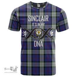 Scottish Sinclair Dress Its In My DNA Plaid Family Crest Tartan T Shirt Scottish Plaid Tartan Plaid - ScotsTee - scotstee.com