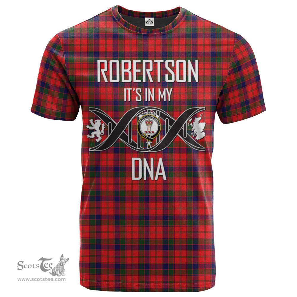 Scottish Robertson Modern Its In My DNA Plaid Family Crest Tartan T Shirt Scottish Plaid Tartan Plaid - ScotsTee - scotstee.com