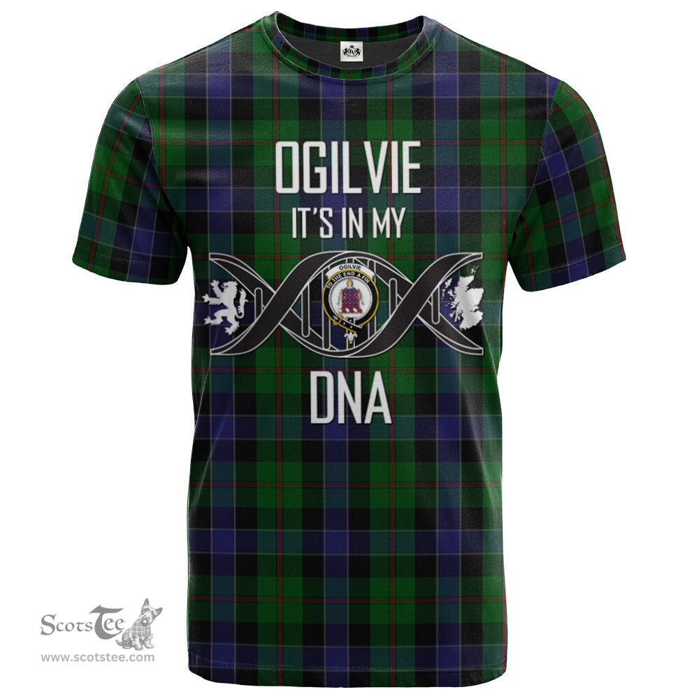 Scottish Ogilvie (Ogilvy) of Inverarity Its In My DNA Plaid Family Crest Tartan T Shirt Scottish Plaid Tartan Plaid - ScotsTee - scotstee.com