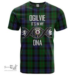 Scottish Ogilvie (Ogilvy) of Inverarity Its In My DNA Plaid Family Crest Tartan T Shirt Scottish Plaid Tartan Plaid - ScotsTee - scotstee.com