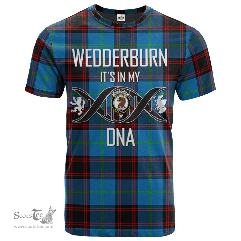 Scottish Wedderburn Its In My DNA Plaid Family Crest Tartan T Shirt Scottish Plaid Tartan Plaid - ScotsTee - scotstee.com