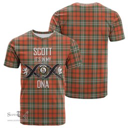 Scottish Scott Ancient Its In My DNA Plaid Family Crest Tartan T Shirt Scottish Plaid Tartan Plaid - ScotsTee - scotstee.com
