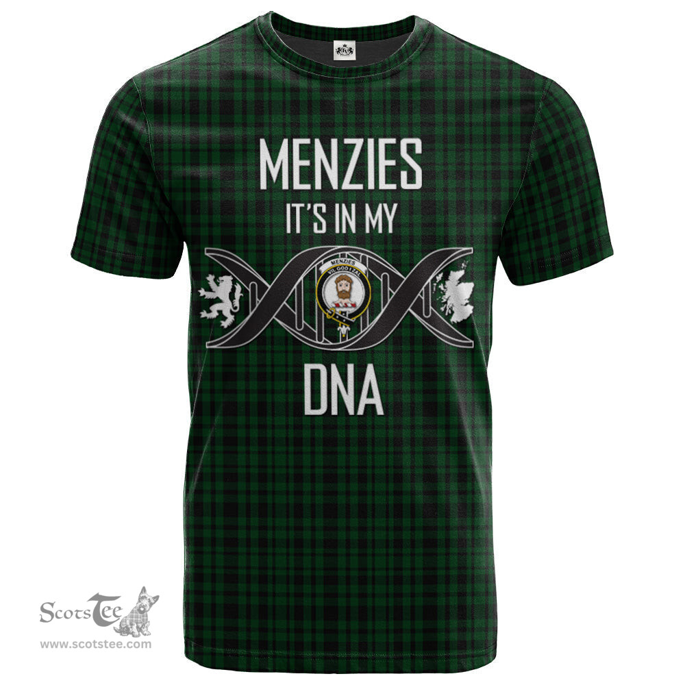 Scottish Menzies Green Its In My DNA Plaid Family Crest Tartan T Shirt Scottish Plaid Tartan Plaid - ScotsTee - scotstee.com
