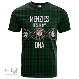 Scottish Menzies Green Its In My DNA Plaid Family Crest Tartan T Shirt Scottish Plaid Tartan Plaid - ScotsTee - scotstee.com