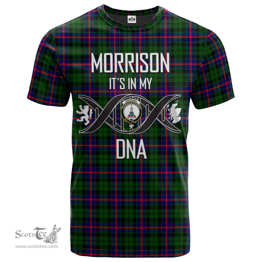 Scottish Morrison Modern Its In My DNA Plaid Family Crest Tartan T Shirt Scottish Plaid Tartan Plaid - ScotsTee - scotstee.com