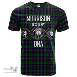 Scottish Morrison Modern Its In My DNA Plaid Family Crest Tartan T Shirt Scottish Plaid Tartan Plaid - ScotsTee - scotstee.com