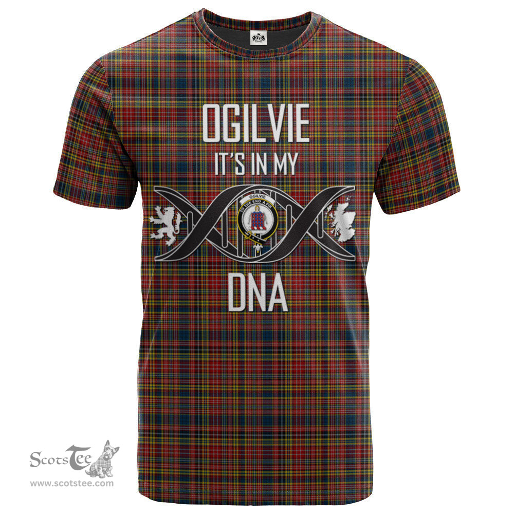 Scottish Ogilvie (Ogilvy) 02 Its In My DNA Plaid Family Crest Tartan T Shirt Scottish Plaid Tartan Plaid - ScotsTee - scotstee.com
