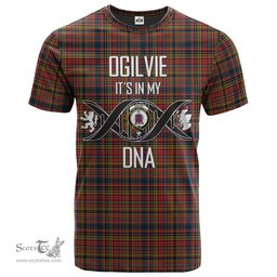 Scottish Ogilvie (Ogilvy) 02 Its In My DNA Plaid Family Crest Tartan T Shirt Scottish Plaid Tartan Plaid - ScotsTee - scotstee.com