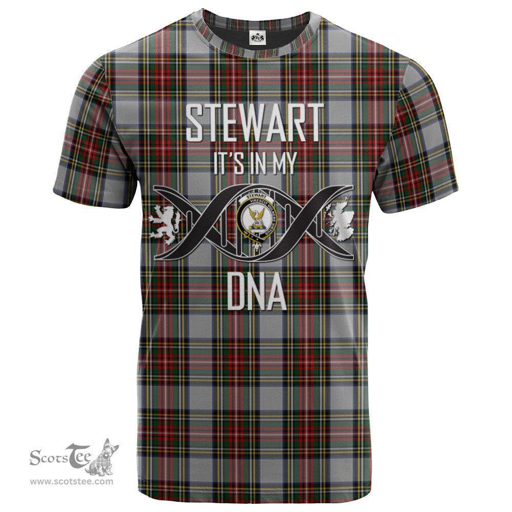 Scottish Stewart Dress Its In My DNA Plaid Family Crest Tartan T Shirt Scottish Plaid Tartan Plaid - ScotsTee - scotstee.com