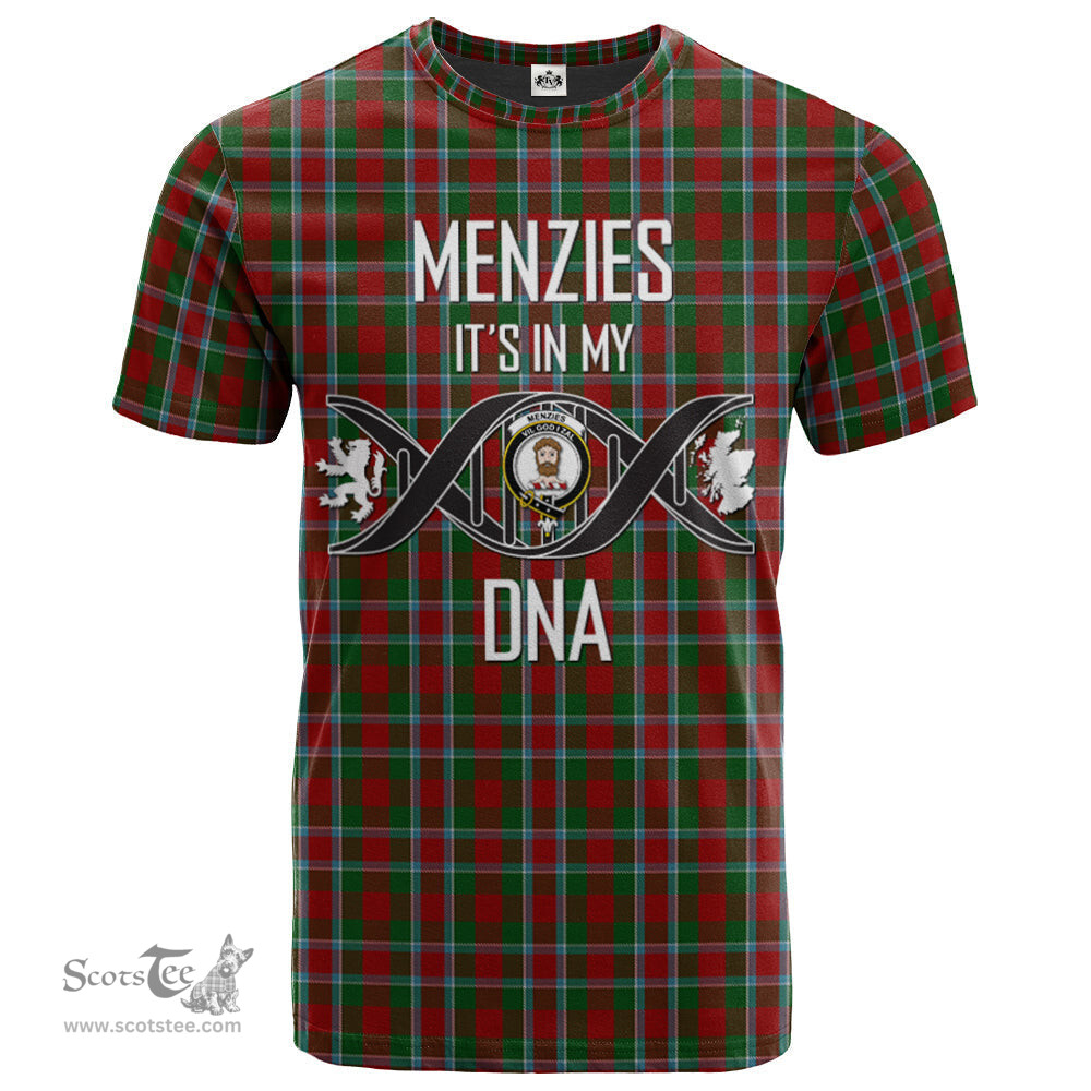 Scottish Menzies 01 Its In My DNA Plaid Family Crest Tartan T Shirt Scottish Plaid Tartan Plaid - ScotsTee - scotstee.com