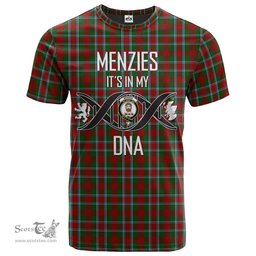 Scottish Menzies 01 Its In My DNA Plaid Family Crest Tartan T Shirt Scottish Plaid Tartan Plaid - ScotsTee - scotstee.com