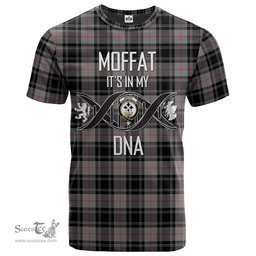 Scottish Moffat Modern Its In My DNA Plaid Family Crest Tartan T Shirt Scottish Plaid Tartan Plaid - ScotsTee - scotstee.com