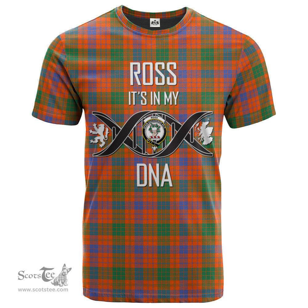 Scottish Ross Ancient Its In My DNA Plaid Family Crest Tartan T Shirt Scottish Plaid Tartan Plaid - ScotsTee - scotstee.com