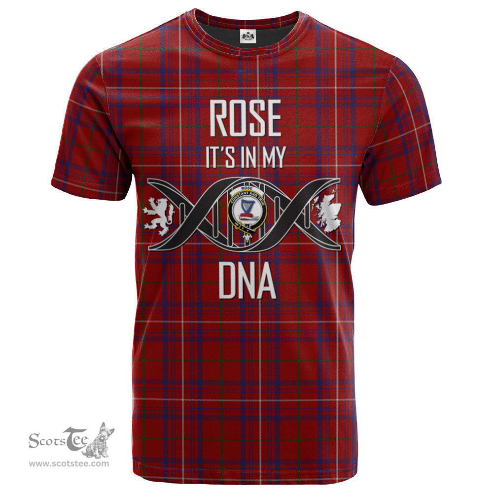Scottish Rose Its In My DNA Plaid Family Crest Tartan T Shirt Scottish Plaid Tartan Plaid - ScotsTee - scotstee.com