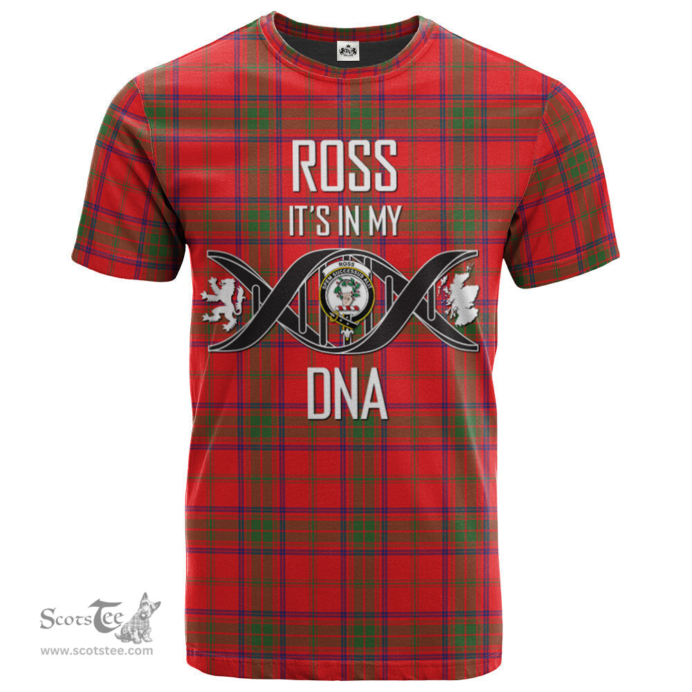 Scottish Ross Modern Its In My DNA Plaid Family Crest Tartan T Shirt Scottish Plaid Tartan Plaid - ScotsTee - scotstee.com