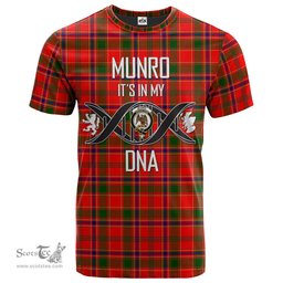 Scottish Munro Modern Its In My DNA Plaid Family Crest Tartan T Shirt Scottish Plaid Tartan Plaid - ScotsTee - scotstee.com