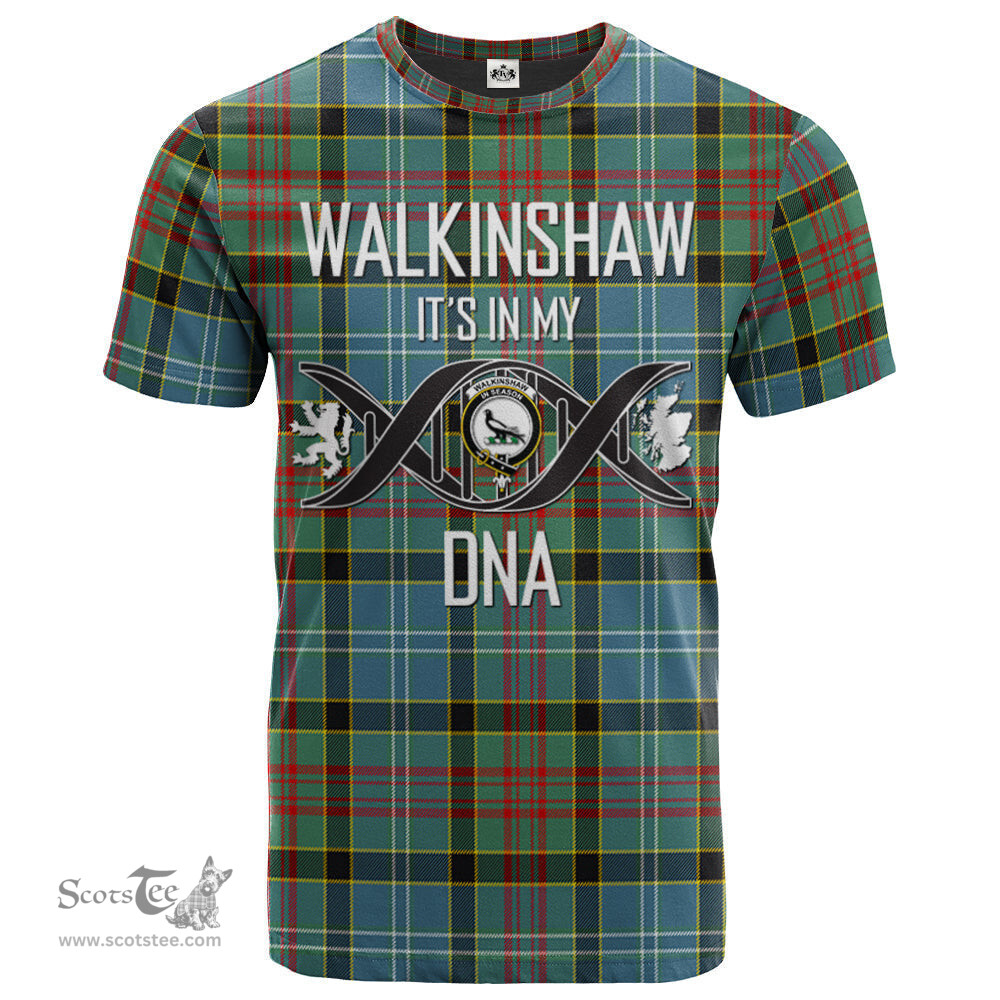 Scottish Walkinshaw Its In My DNA Plaid Family Crest Tartan T Shirt Scottish Plaid Tartan Plaid - ScotsTee - scotstee.com