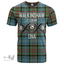 Scottish Walkinshaw Its In My DNA Plaid Family Crest Tartan T Shirt Scottish Plaid Tartan Plaid - ScotsTee - scotstee.com