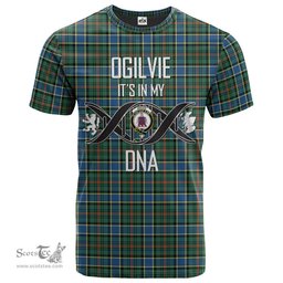 Scottish Ogilvie (Ogilvy) Hunting Ancient Its In My DNA Plaid Family Crest Tartan T Shirt Scottish Plaid Tartan Plaid - ScotsTee - scotstee.com