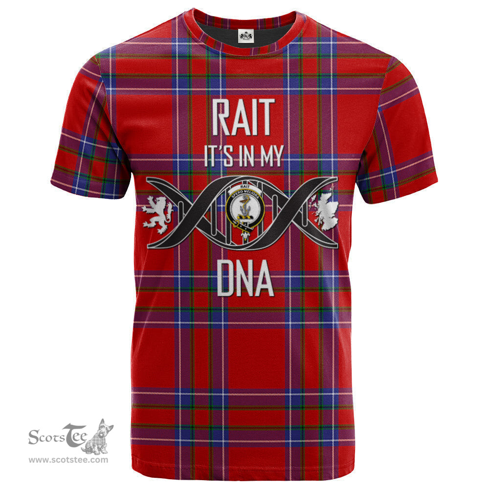 Scottish Rait Its In My DNA Plaid Family Crest Tartan T Shirt Scottish Plaid Tartan Plaid - ScotsTee - scotstee.com